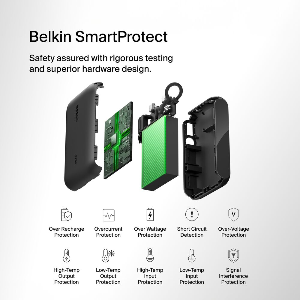 Power Bank 10K with Display, Black, hi-res