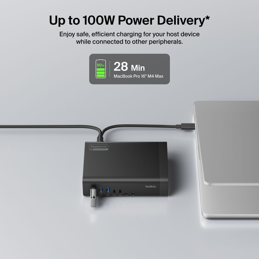 Universal 16-Port Triple Display USB-C Dock, , hi-res