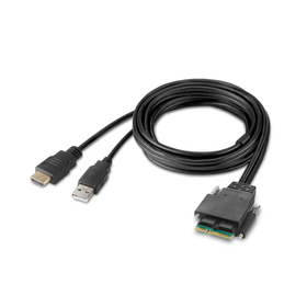 4-Port Single Head HDMI Modular Secure KVM Switch PP4.0 W/ Remote, Negro, hi-res