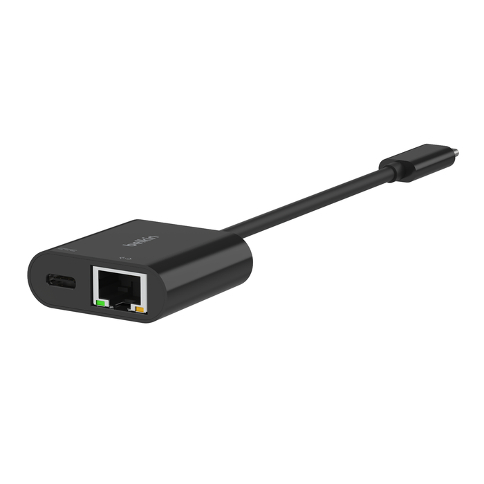 USB-C to イーサネット＋充電アダプター 100W, , hi-res