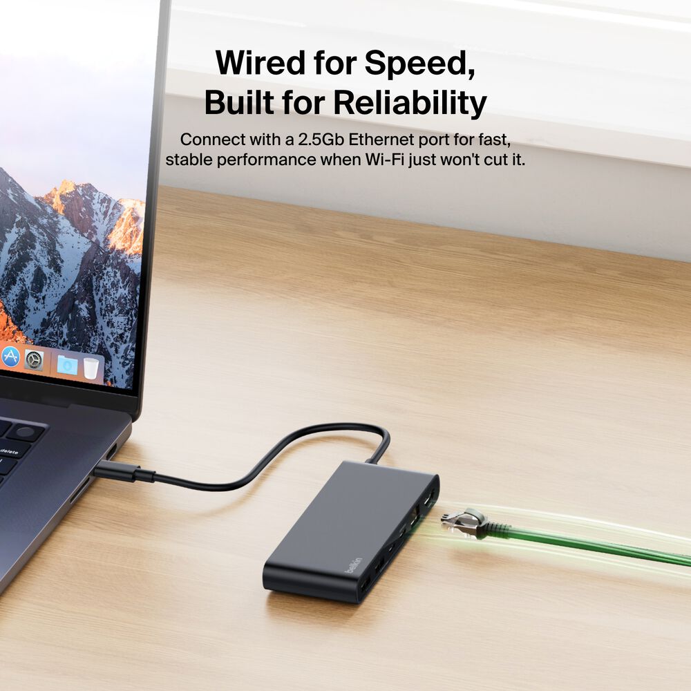 8-Port USB-C Hub with 2.5Gb Ethernet, Black, hi-res