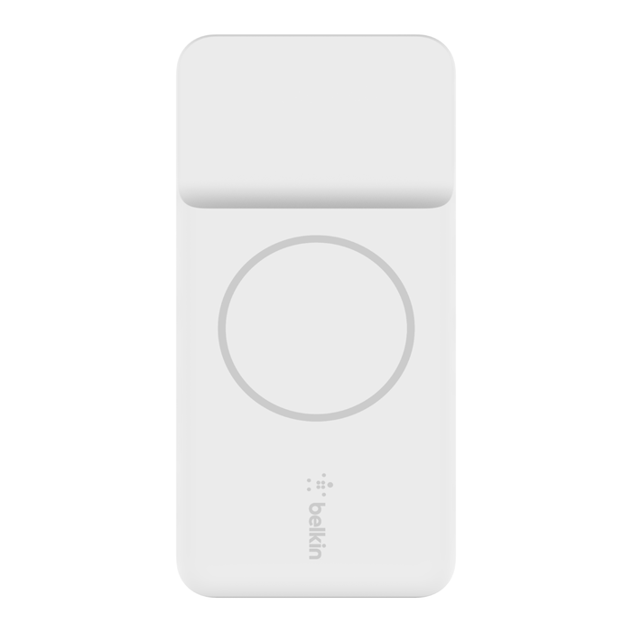 Magnetic Portable Wireless Charger 10K, White, hi-res