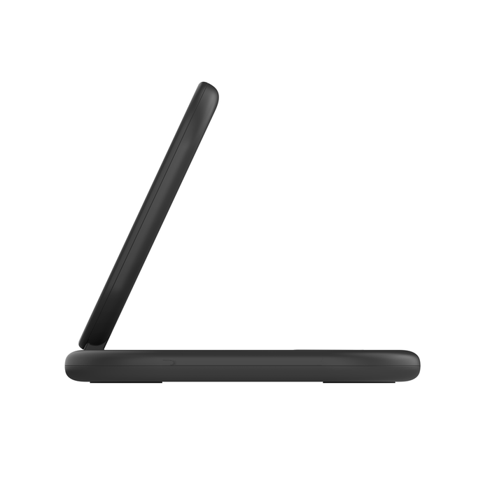 3-in-1 Magnetic Foldable Wireless Charger with Qi2 15W, Black, hi-res