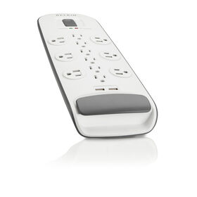 12 Outlet Surge Protector with USB Charging, , hi-res