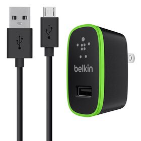 12W USB-A Wall Charger + USB-A to Micro-USB Cable
