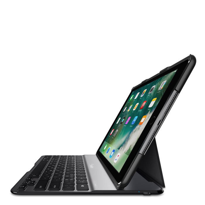 QODE™ Ultimate Lite Keyboard Case for iPad 9.7” 6th Generation (2018), Black, hi-res