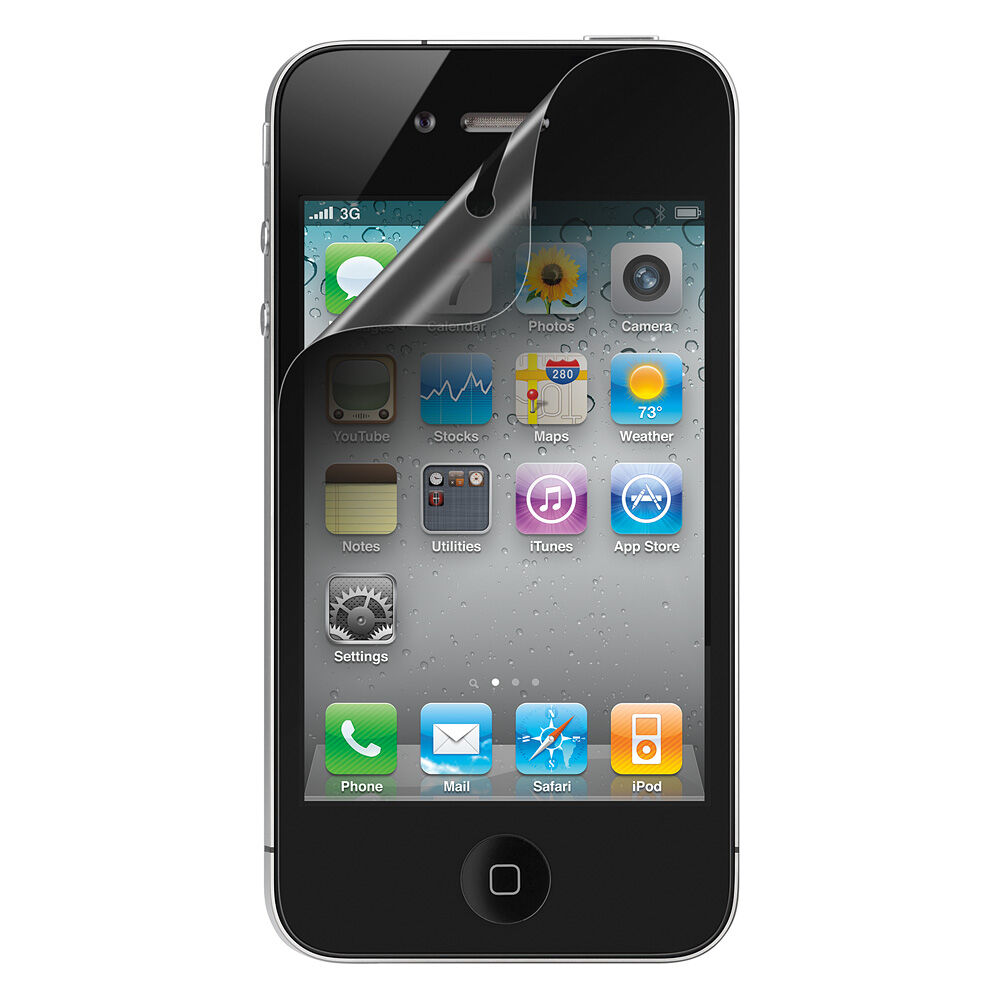 TrueClear 360&deg; Privacy Screen Protector for iPhone 4/4S, Clear, hi-res