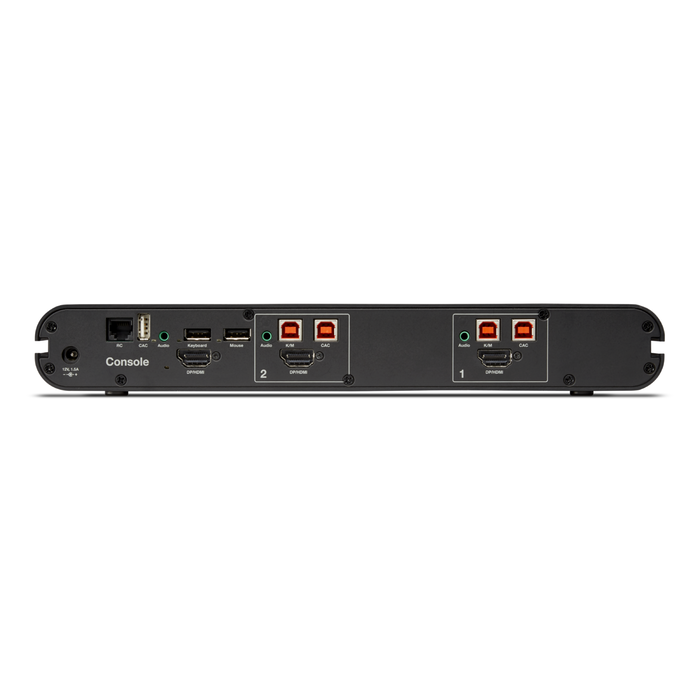 Universal 2nd Gen Secure KVM Switch w/ CAC, Nero, hi-res