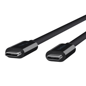 Thunderbolt 3 Cable (USB-C to USB-C) (3.3-ft/1-m) (USB Type-C), Black, hi-res