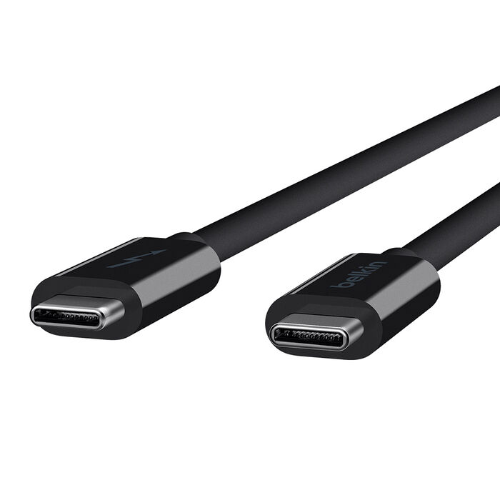 Thunderbolt 3 Cable (USB-C to USB-C) (3.3-ft/1-m) (USB Type-C), Black, hi-res