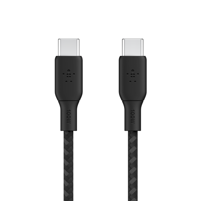 Anker New Nylon USB C to USB C Cable 100W Fast Charge, Heavy Duty, 10ft,  Black 