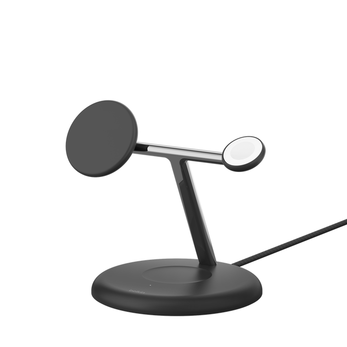 3-in-1 Magnetic Wireless Charging Stand with Qi2 15W | Belkin 