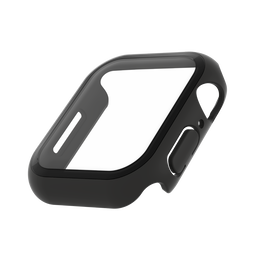 TemperedCurve 2-in-1 Treated Screen Protector + Bumper for Apple Watch Series 7, Noir, hi-res