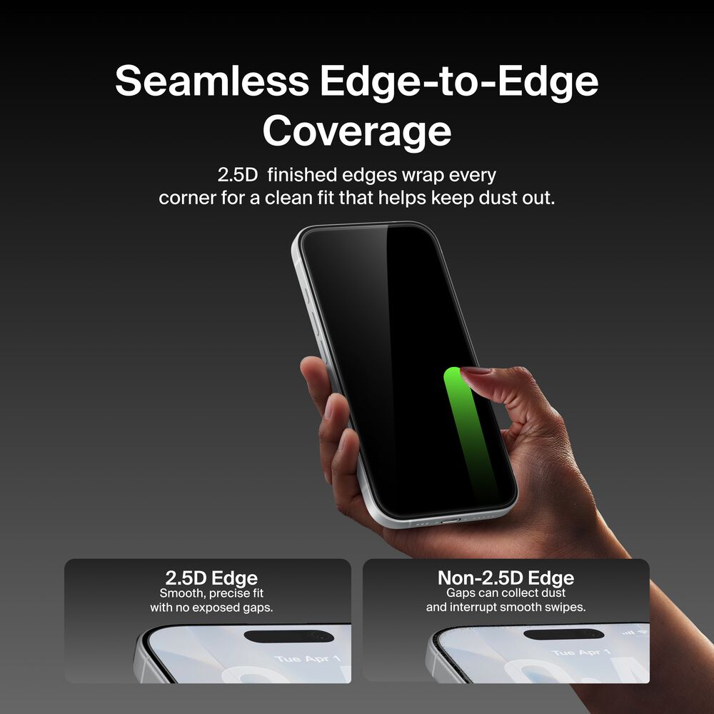 UltraGlass 2 Screen Protector for iPhone 17 / iPhone 16 Pro, , hi-res