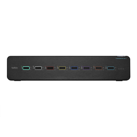 Universal 2nd Gen Secure KVM Switch, 8-Port Dual Head w/ CAC, Negro, hi-res