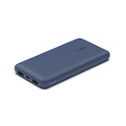 Batería externa de 3 puertos 10K + cable USB-A a USB-C, Azul, hi-res