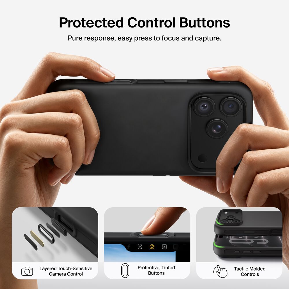 Protect Series Case for iPhone 18 Pro / iPhone 17 Pro, Black, hi-res
