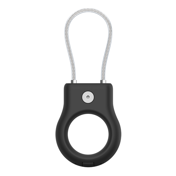 Belkin Secure Holder with Carabiner for AirTag - Black - Apple