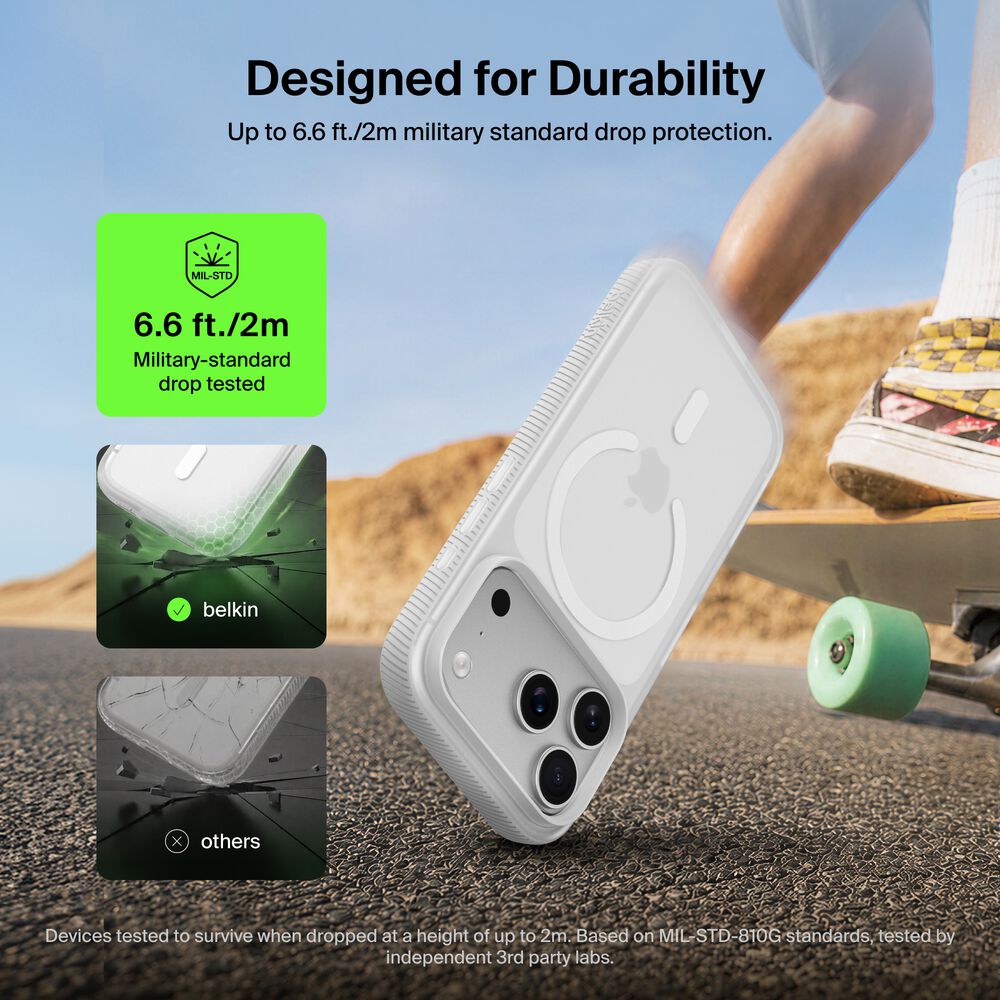 Grip Series Case for iPhone 18 Pro, Clear, hi-res