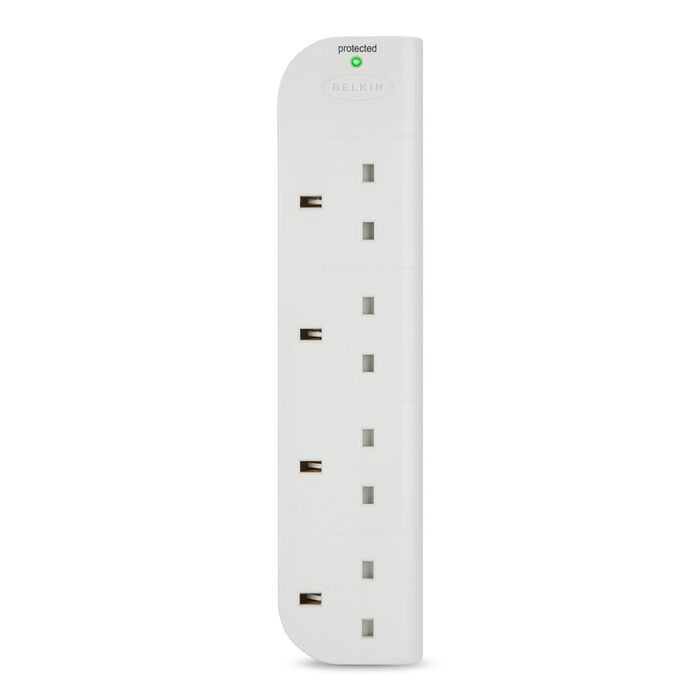 Belkin SurgeStrip E-Series - Protection contre les surtensions -  connecteurs de sortie : 4 - France - Électricité et domotique - Achat &  prix