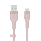 Cable USB-A con conector Lightning, Rosa, hi-res