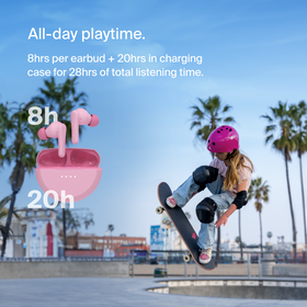Wireless Earbuds for Kids, Pink, hi-res