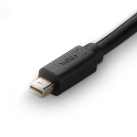 t-tAA MDP/DP VIDEO CBL, mDP M/DP M; 6', Black, hi-res