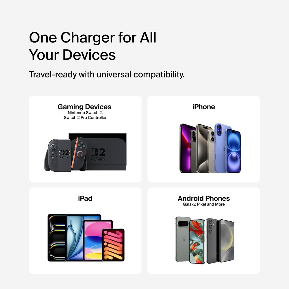 Power Bank 20K (30W) for Nintendo Switch 2, Black, hi-res