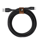 Plus USB-C to USB-A Cable with Strap, Black, hi-res