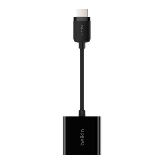 HDMI to VGA Adapter with Micro-USB Power, Zwart, hi-res