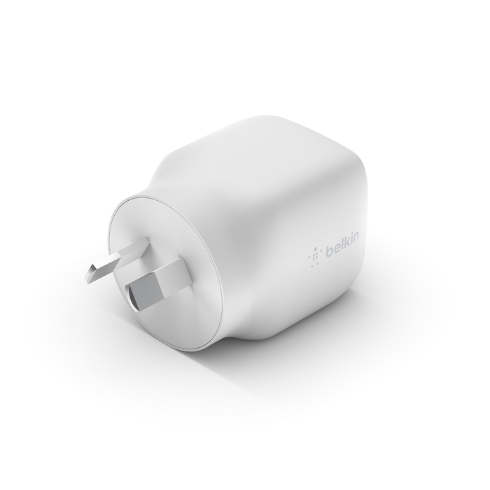 30W USB-C PD GaN Wall Charger, White, hi-res