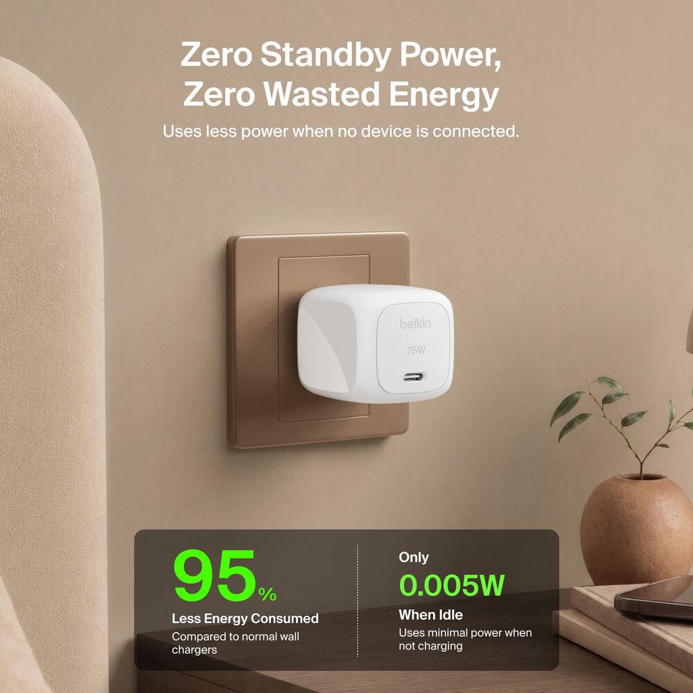 GaN Wall Charger 75W, , hi-res