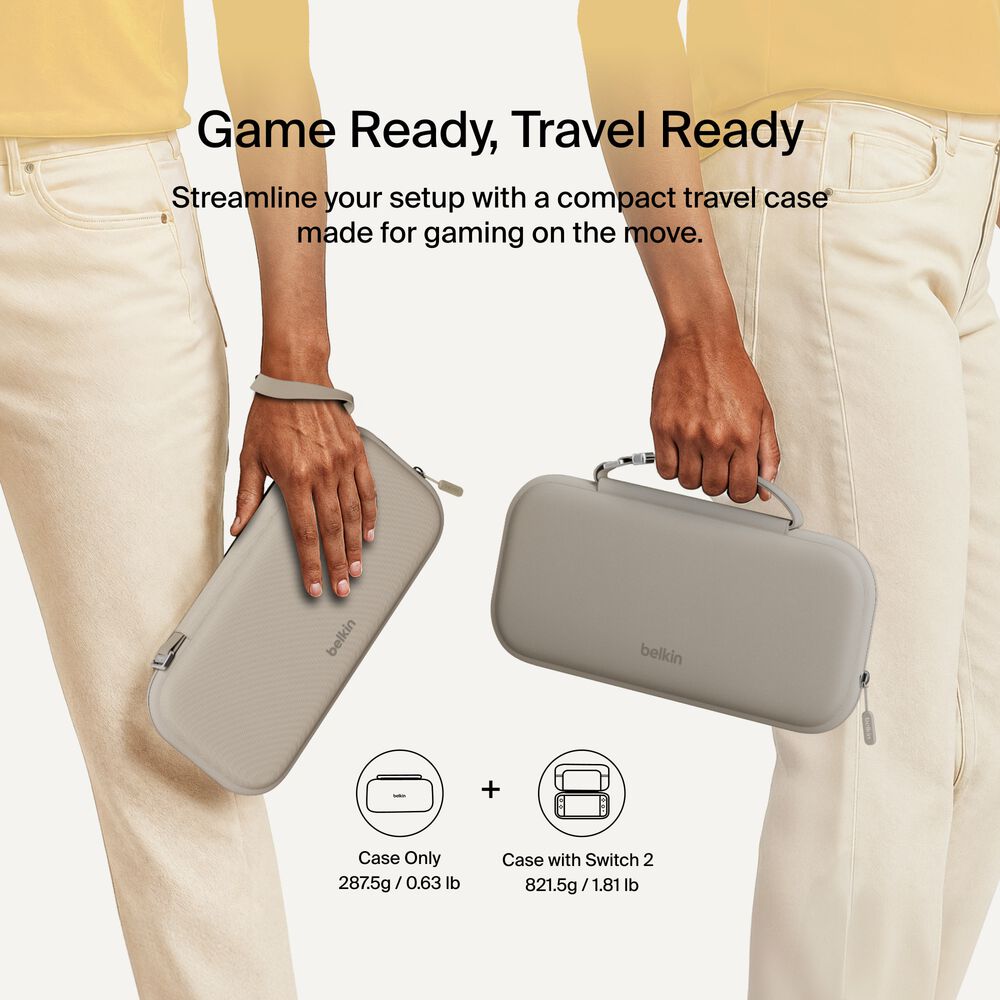 Travel Case for Nintendo Switch 2, Sand, hi-res