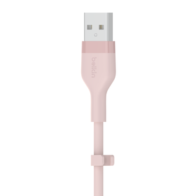 USB-C to USB-A Cable 15W, Pink, hi-res