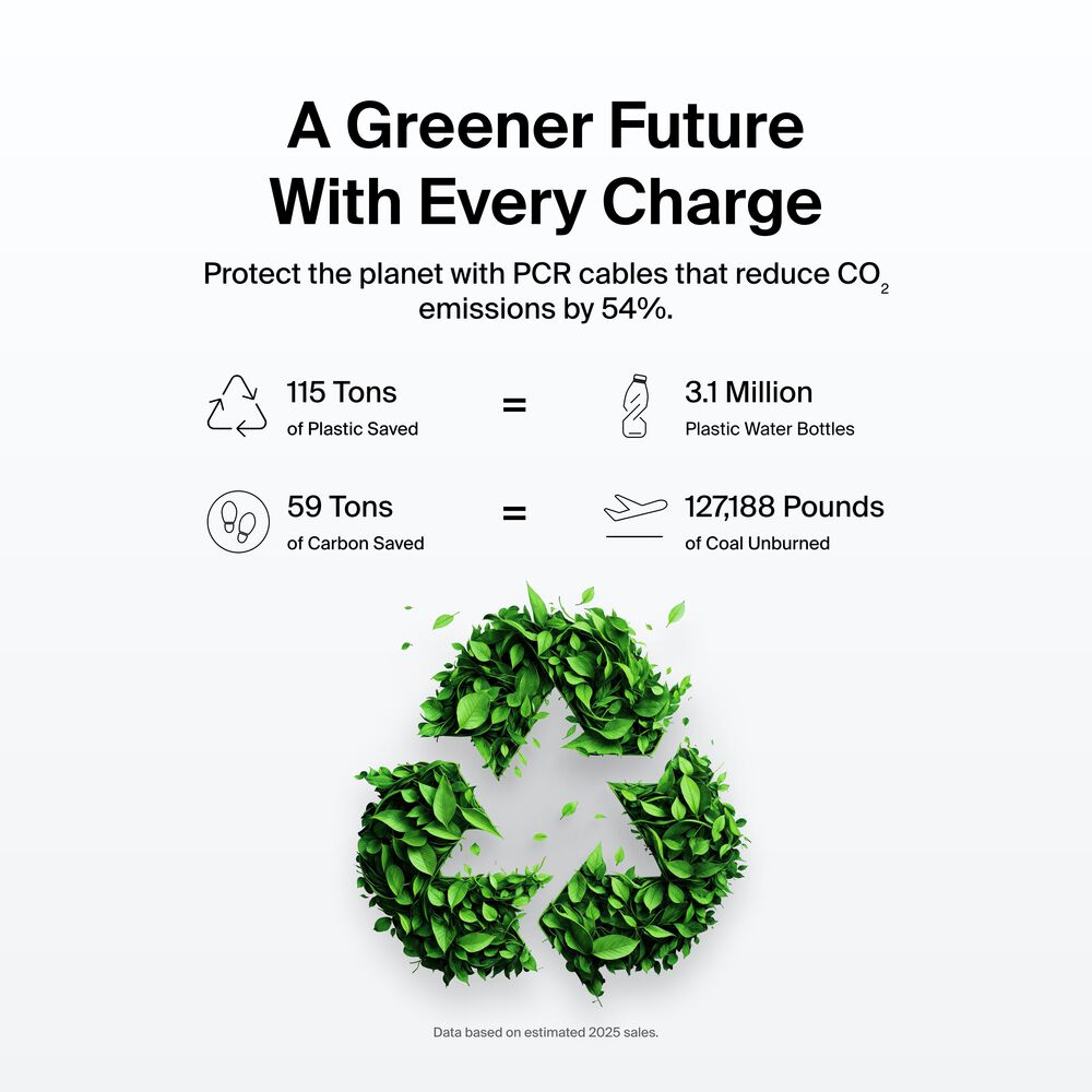 USB-A Cable with Lightning Connector, 3.3ft/1m, White, 白色的, hi-res