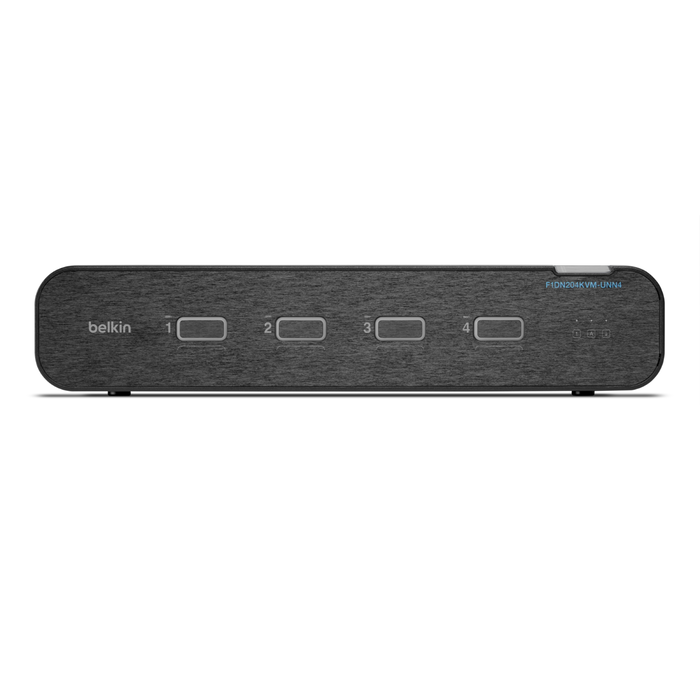 Universal 2nd Gen Secure KVM Switch, 4-Port Dual Head No CAC, Negro, hi-res
