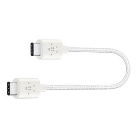 MIXIT↑™ 메탈릭 USB-C™ to USB-C 충전 케이블 (USB Type C™), 하얀색, hi-res