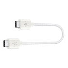 Metallic USB-C to USB-C Charge Cable (USB Type-C), White, hi-res