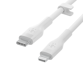 Cable USB-C con conector Lightning, Blanco, hi-res