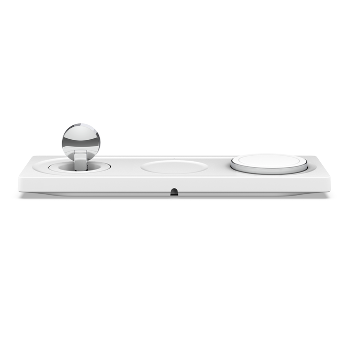 3-in-1 Wireless Charging Pad with Official MagSafe Charging 15W, White, hi-res