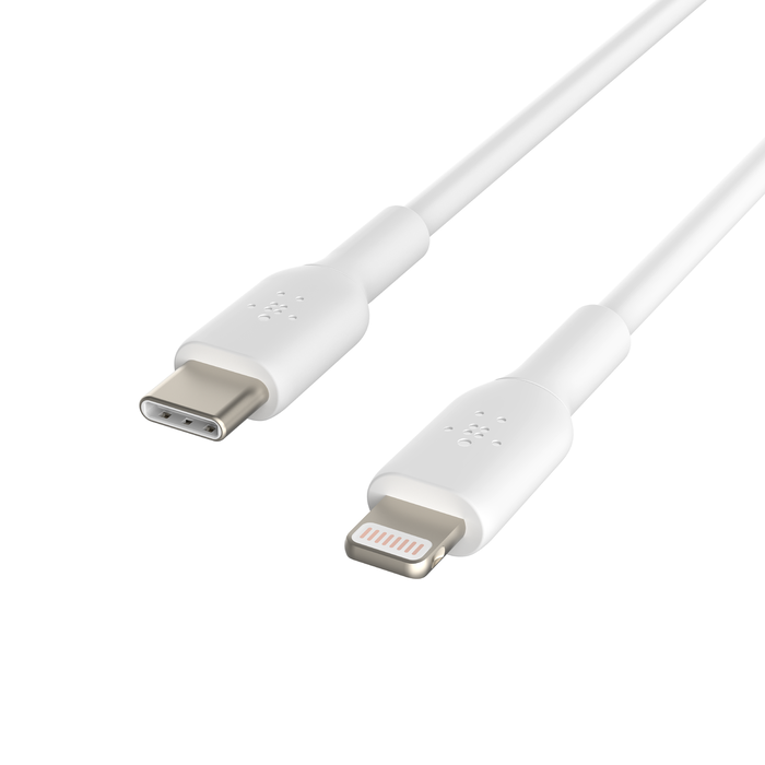 BOOST↑CHARGE™ USB-C/Lightning-kabel (1 m, wit), Wit, hi-res