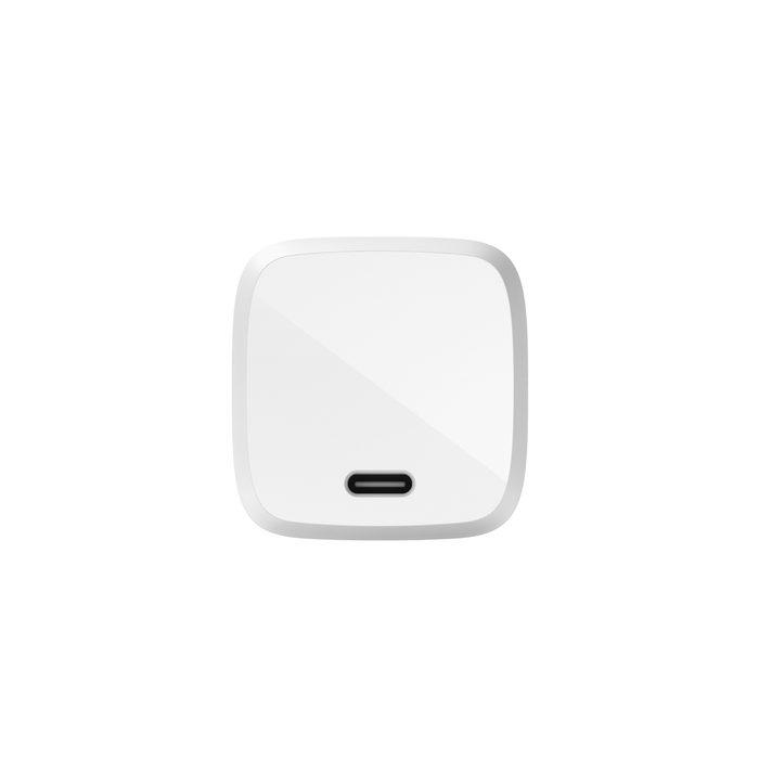 30 瓦 USB-C 氮化镓壁式充电器, 白色的, hi-res