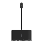 USB-Cマルチメディア+充電アダプター（100W）, Black, hi-res