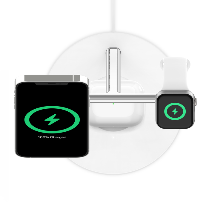 Belkin Cargador inalámbrico 3 en 1 con MagSafe