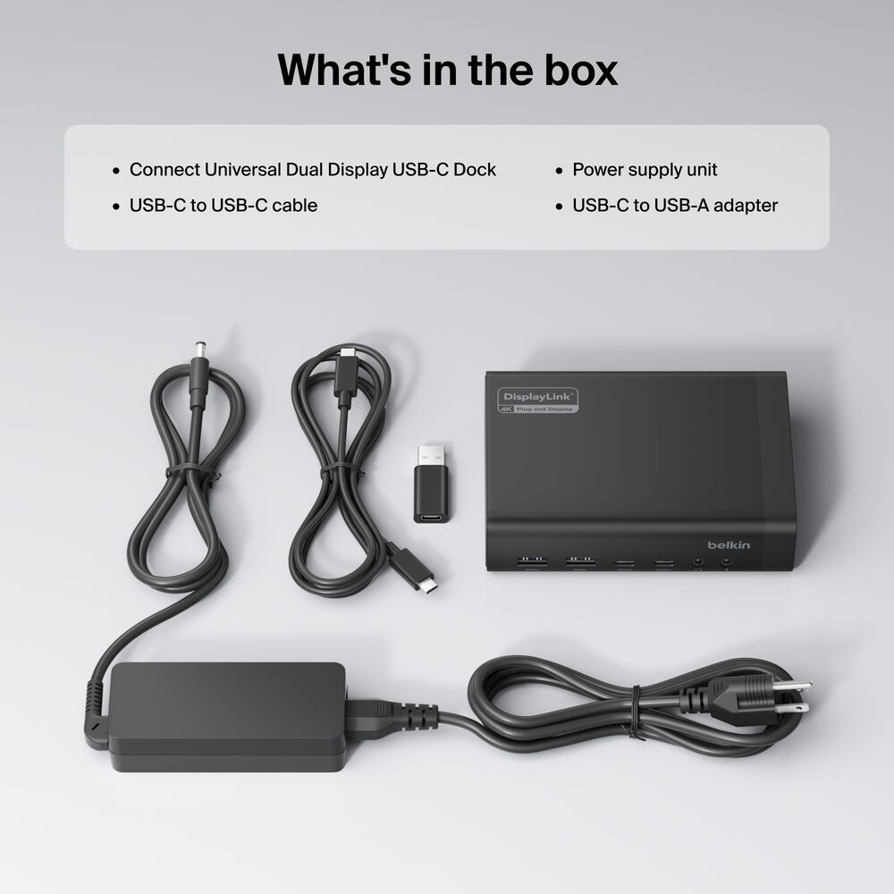 Universal 14-Port Dual Display USB-C Dock, , hi-res