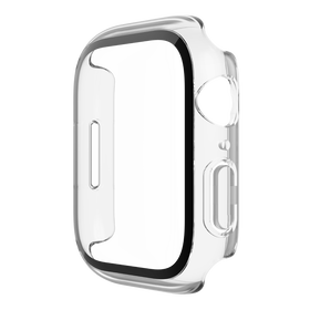 TemperedCurve 2-in-1 Treated Screen Protector + Bumper for Apple Watch for Apple Watch Series 9/8/7/6/5/4/SE, Clear, hi-res