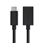 3.0 USB-C to USB-A Adapter (Works With Chromebook Certified), Black, hi-res
