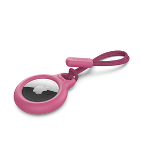 Anneau de protection avec cordon d'attache pour AirTag, Rose, hi-res