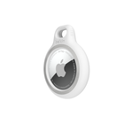 适用于 Apple AirTag 的钥匙圈式反光安全支架, 白色的, hi-res