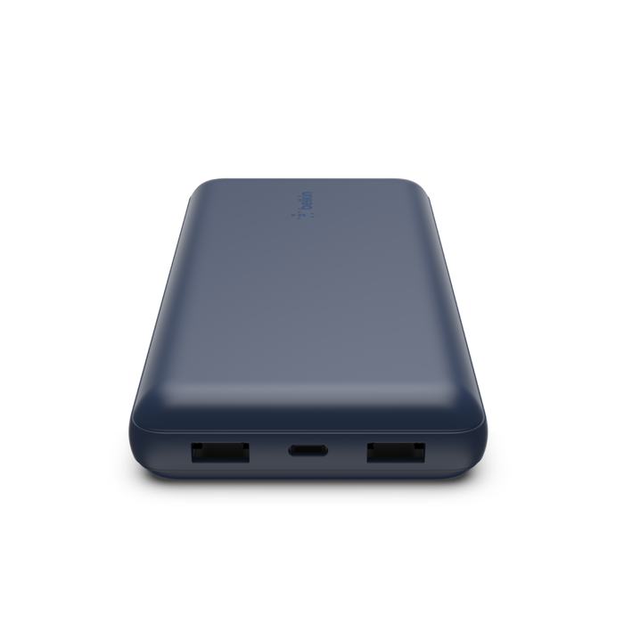  Belkin Cargador portátil USB-C de 20,000 mAh, banco de energía  de 20K con 1 puerto USB-C y 2 puertos USB-A y cable USB-C a USB-A incluido  para iPhone 15, 15 Plus